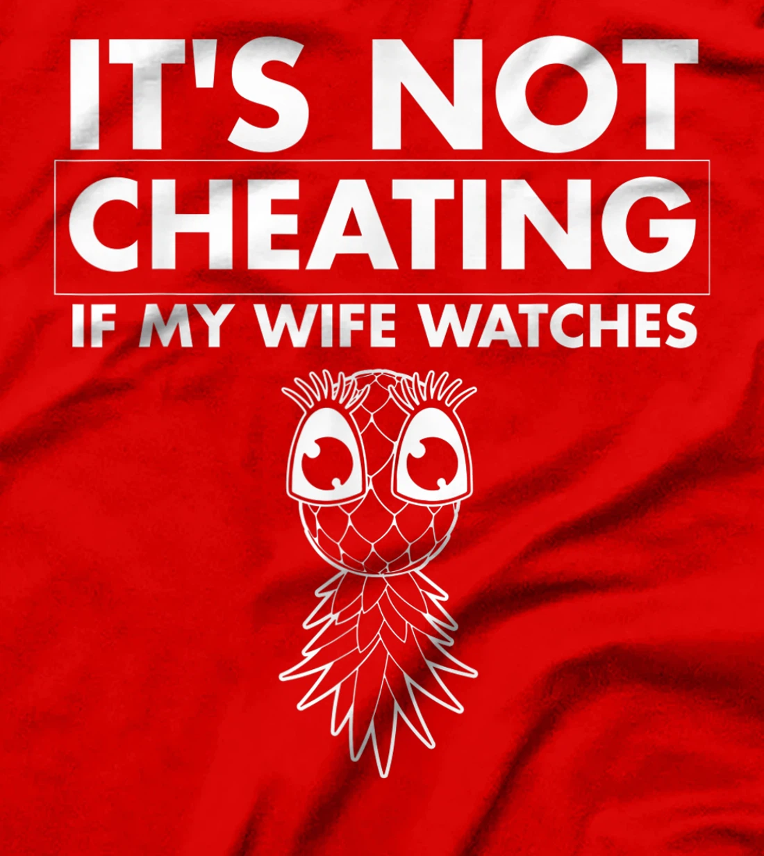 Funny It's Not Cheating If My Wife Watches Gift Men Husbands T-Shirt