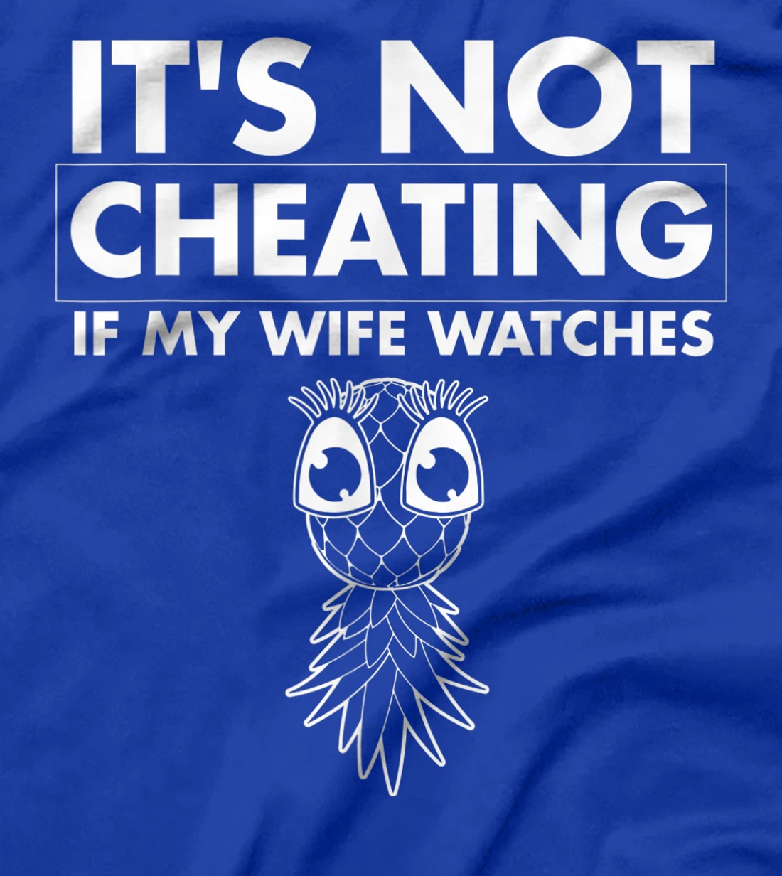 Funny It's Not Cheating If My Wife Watches Gift Men Husbands T-Shirt