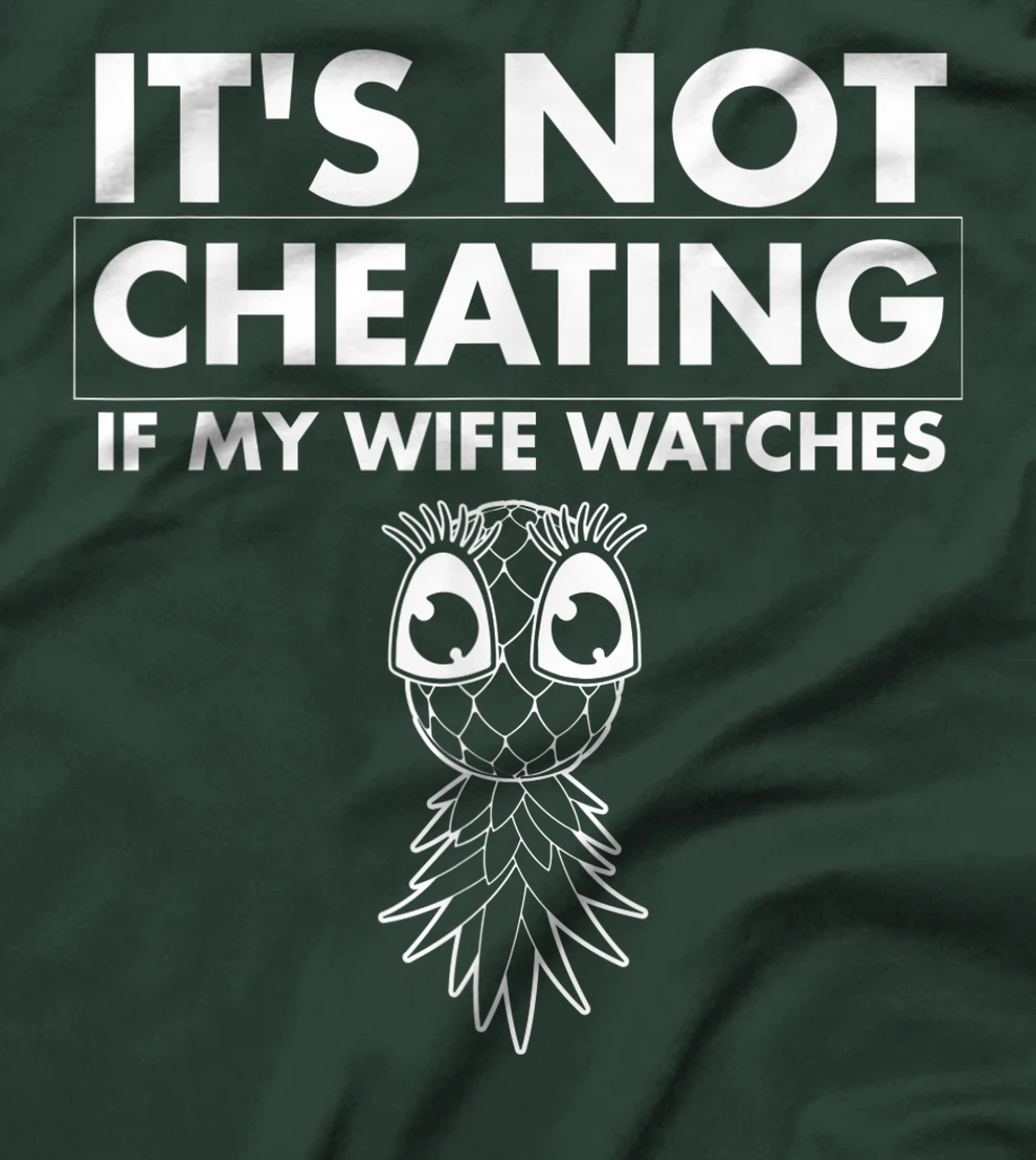 Funny It's Not Cheating If My Wife Watches Gift Men Husbands T-Shirt