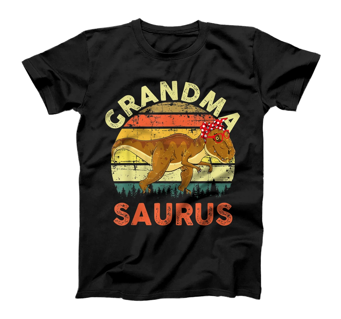 Grandmasaurus Dinosaur Shirt Grandma Saurus Family Matching T-Shirt