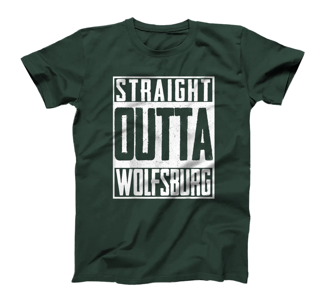 Straight Outta Wolfsburg Autostadt German Germany Pride T-Shirt