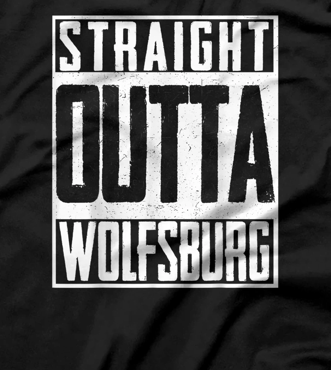 Straight Outta Wolfsburg Autostadt German Germany Pride T-Shirt