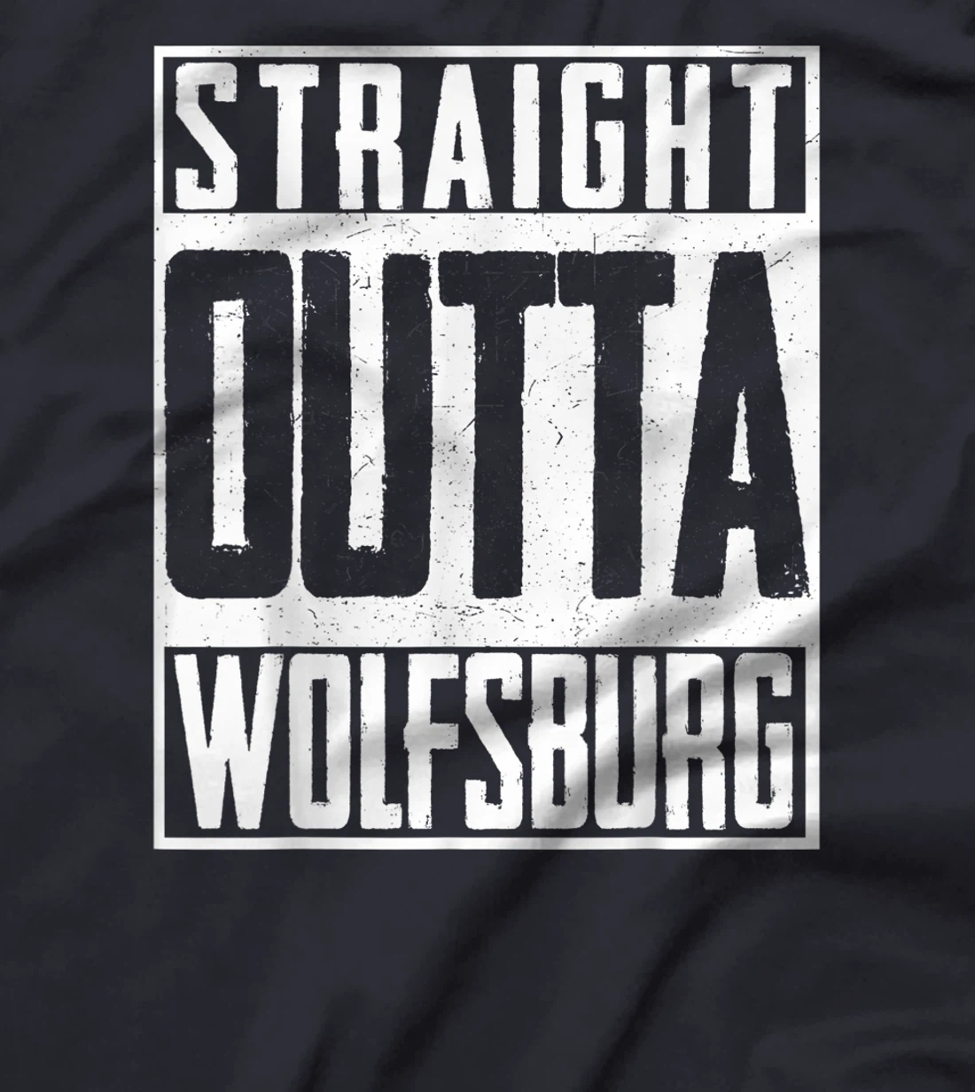 Straight Outta Wolfsburg Autostadt German Germany Pride T-Shirt