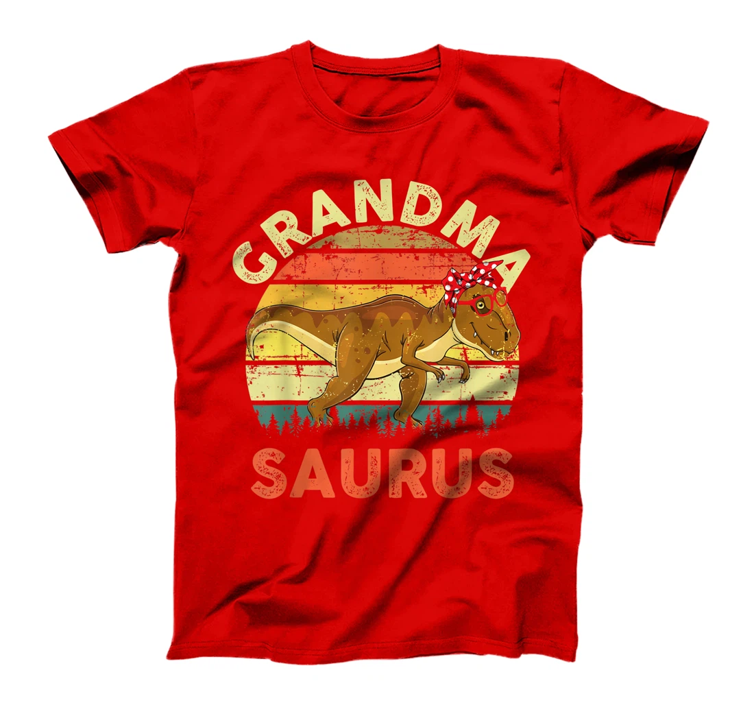 Grandmasaurus Dinosaur Shirt Grandma Saurus Family Matching T-Shirt