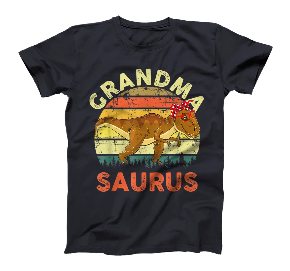 Grandmasaurus Dinosaur Shirt Grandma Saurus Family Matching T-Shirt