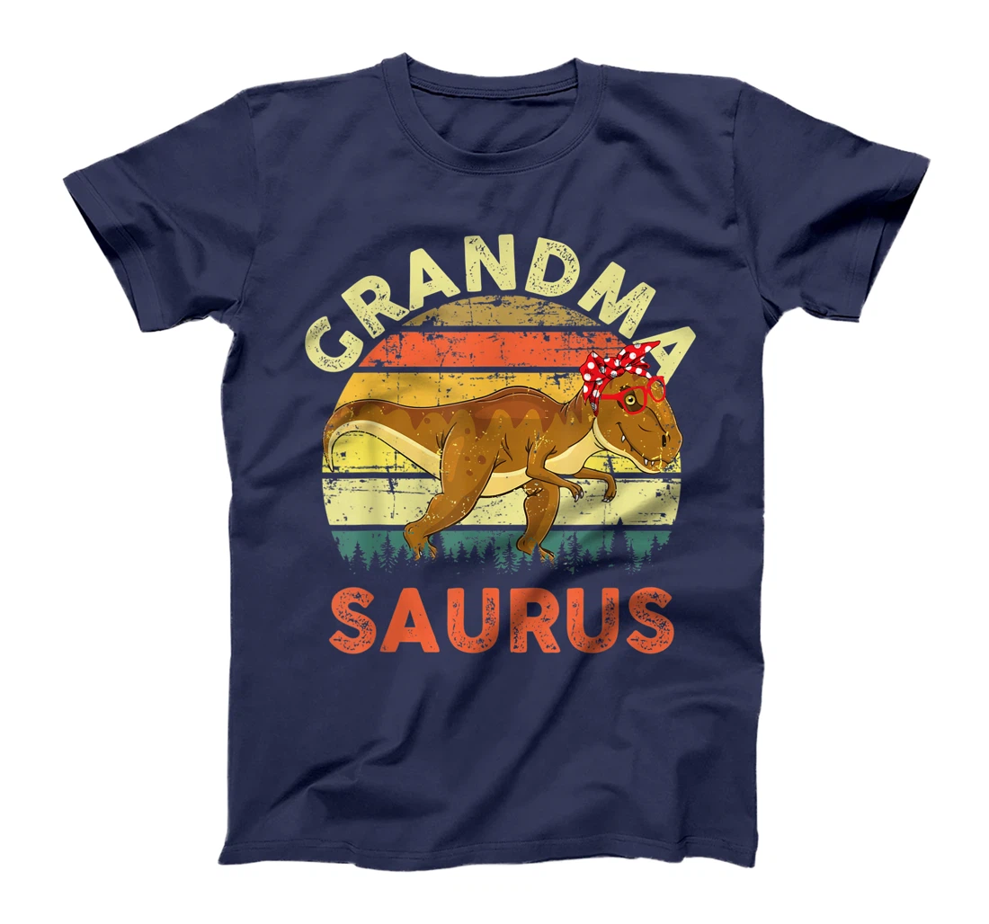 Grandmasaurus Dinosaur Shirt Grandma Saurus Family Matching T-Shirt