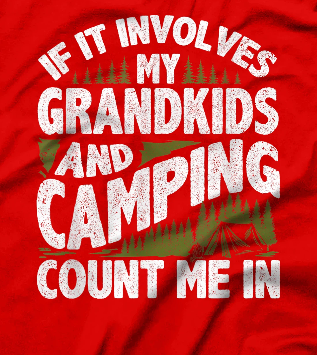 Camping Shirt Grandpa Camper RV Camping Vacation Grandma T-Shirt