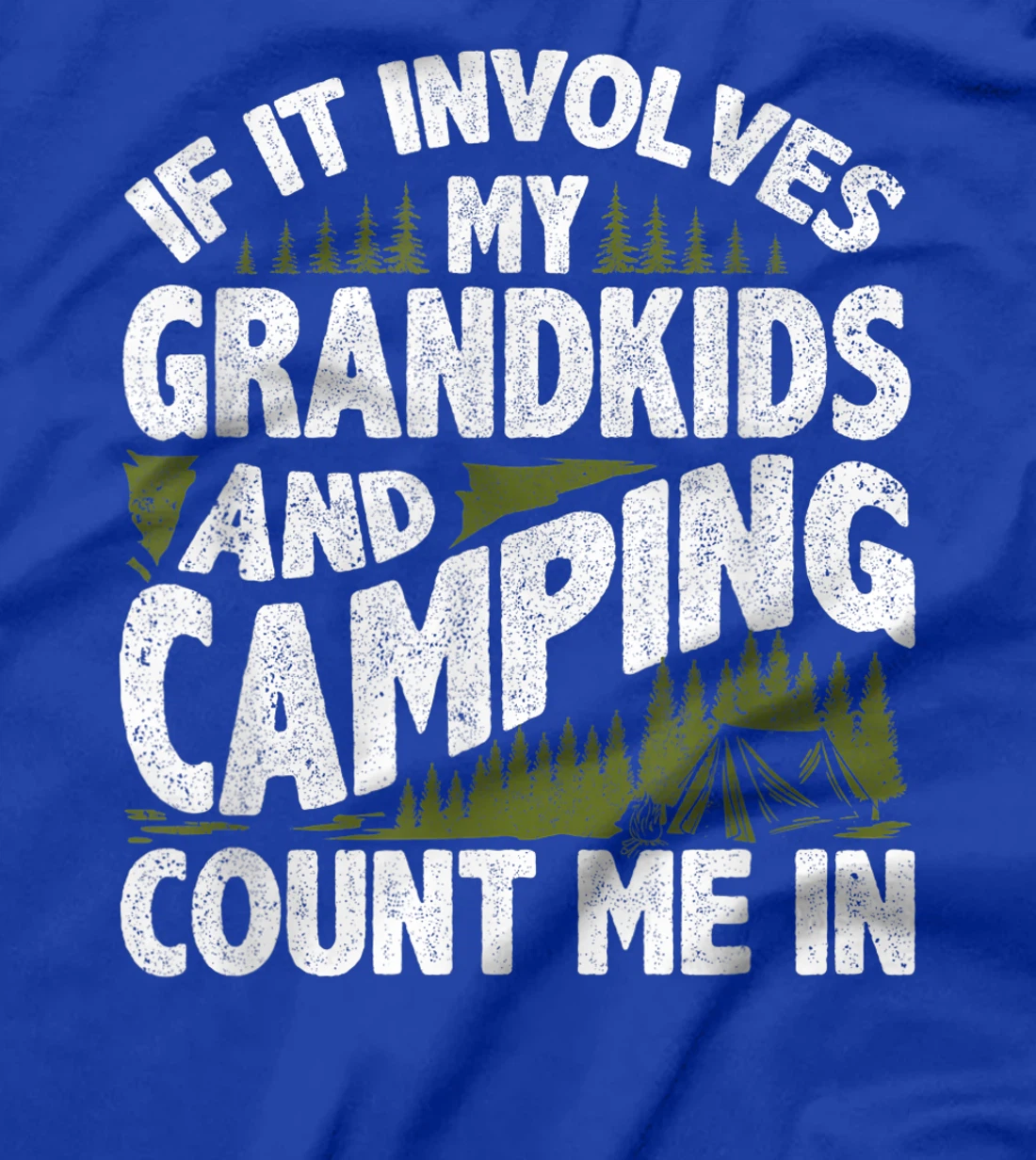 Camping Shirt Grandpa Camper RV Camping Vacation Grandma T-Shirt