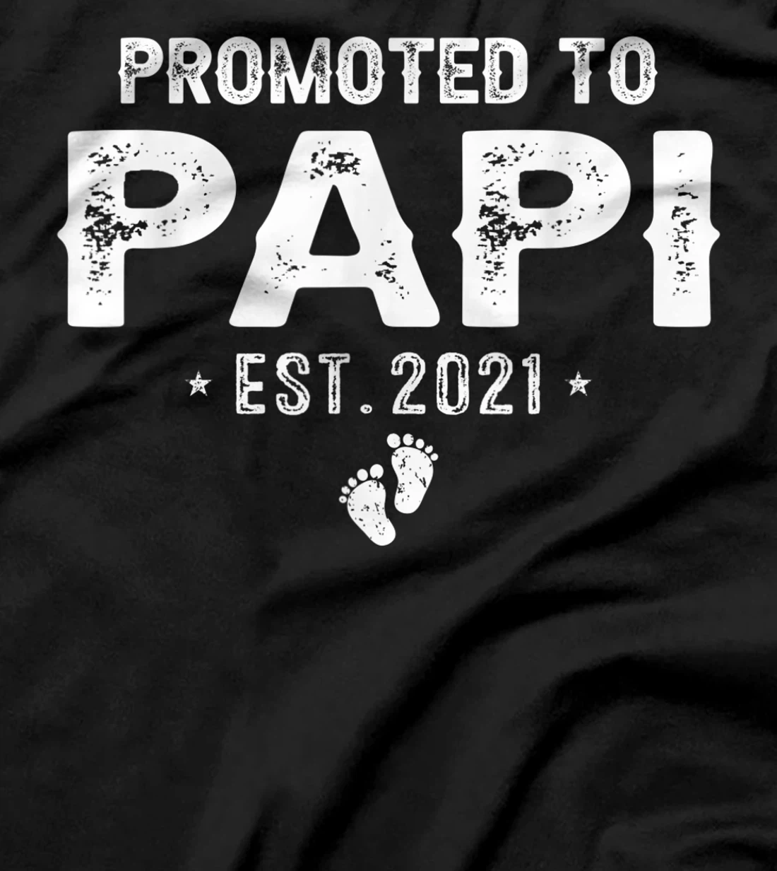 Promoted To Papi Est.2021 Pregnancy Baby Gift New Papi T-Shirt