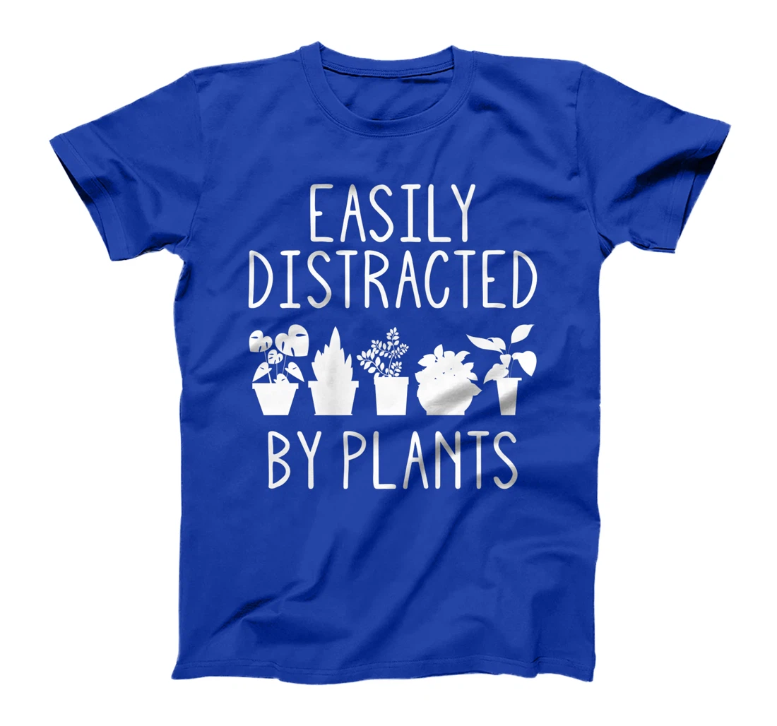 Easily Distracted By Plants Gardening Garden lover Gardener Premium T-Shirt