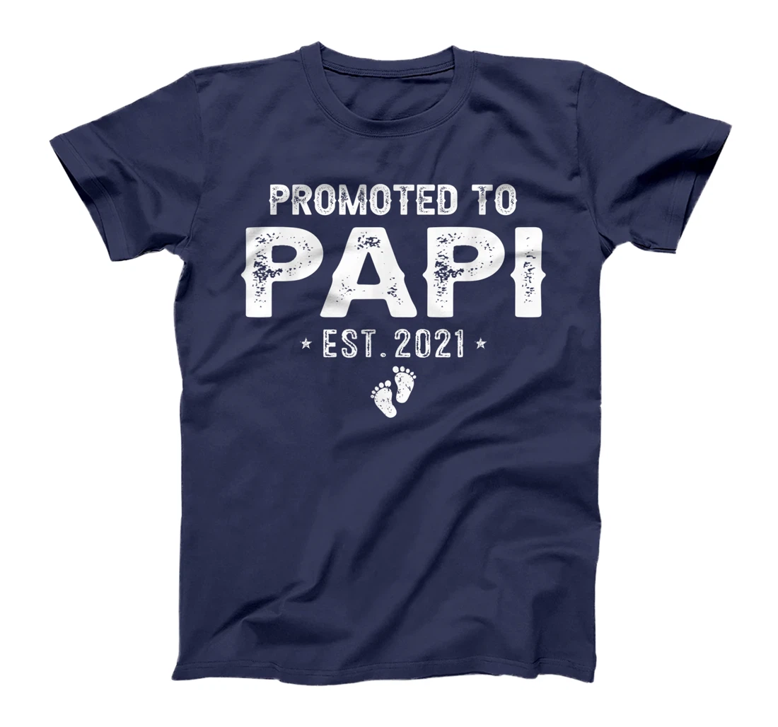 Promoted To Papi Est.2021 Pregnancy Baby Gift New Papi T-Shirt