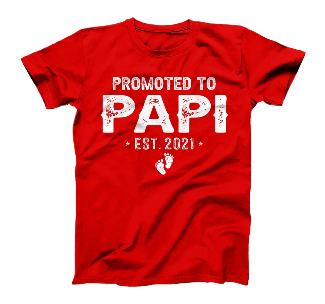 Promoted To Papi Est.2021 Pregnancy Baby Gift New Papi T-Shirt