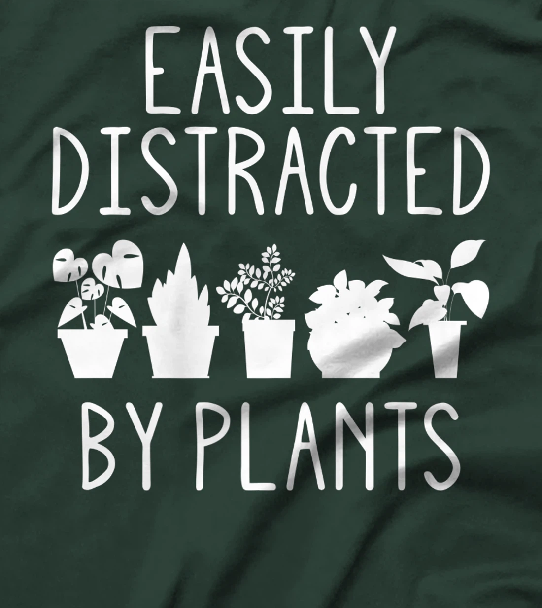 Easily Distracted By Plants Gardening Garden lover Gardener Premium T-Shirt