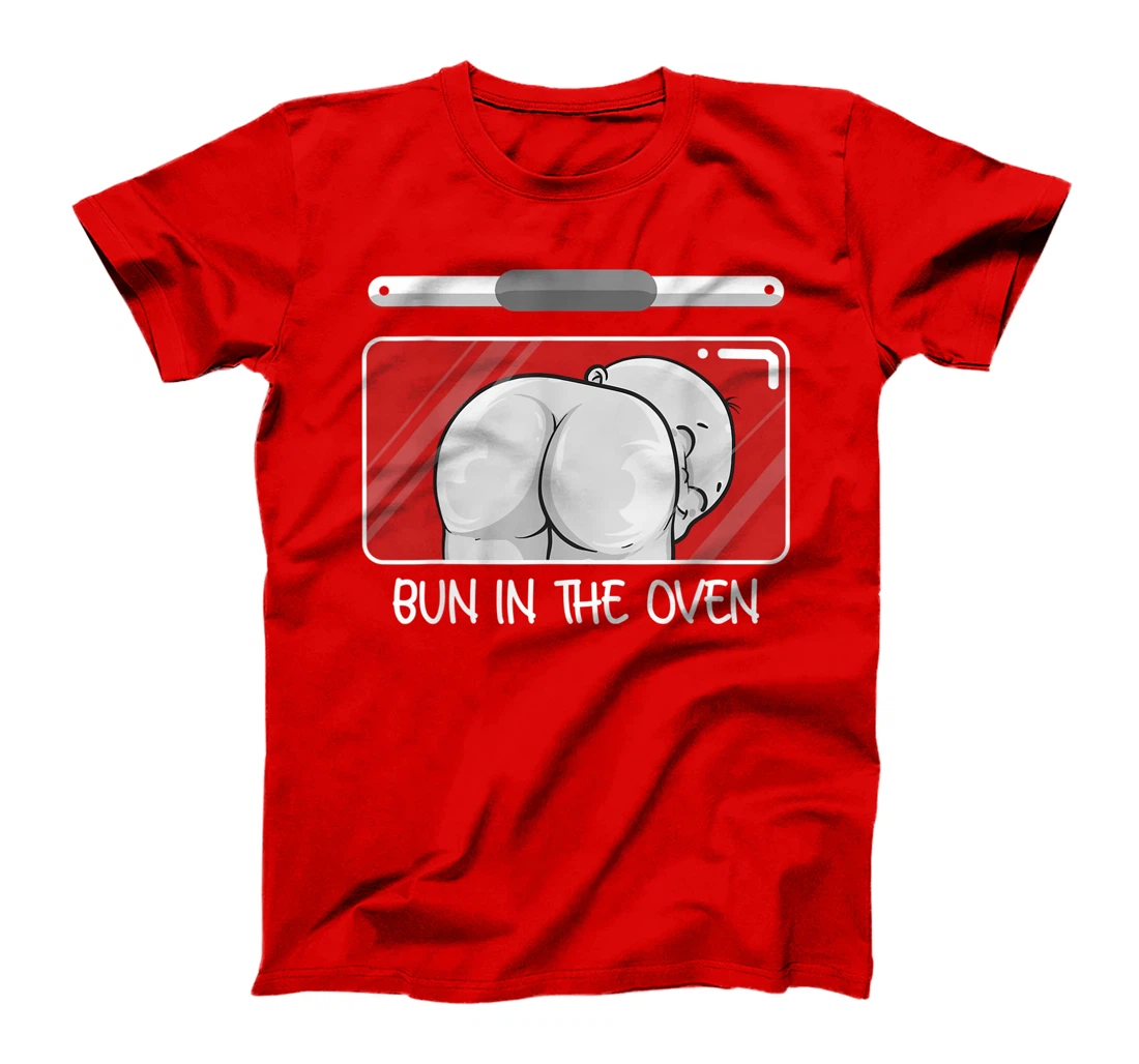 Funny Bun In The Oven Gift | Cute Expecting Pregnant Women T-Shirt