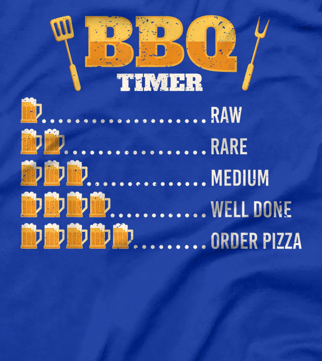 Bbq timer beer drinking grilling grill barbeque meat T-Shirt
