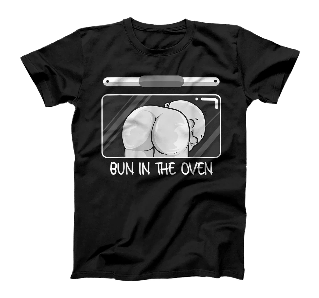 Funny Bun In The Oven Gift | Cute Expecting Pregnant Women T-Shirt