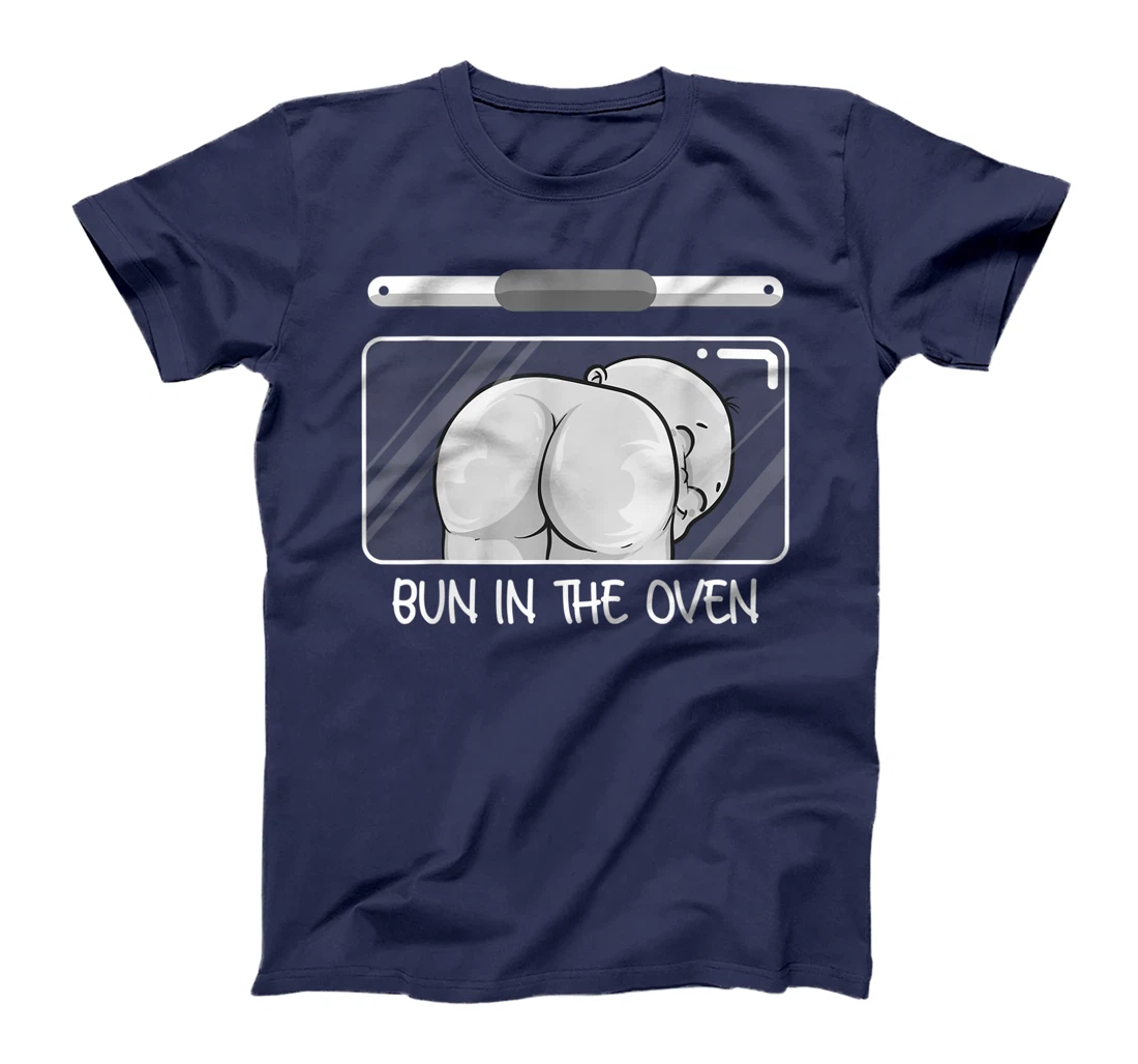 Funny Bun In The Oven Gift | Cute Expecting Pregnant Women T-Shirt
