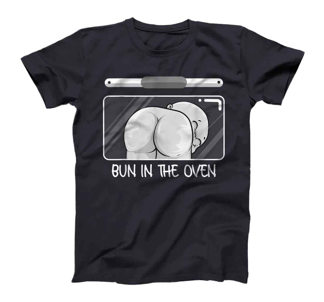 Funny Bun In The Oven Gift | Cute Expecting Pregnant Women T-Shirt