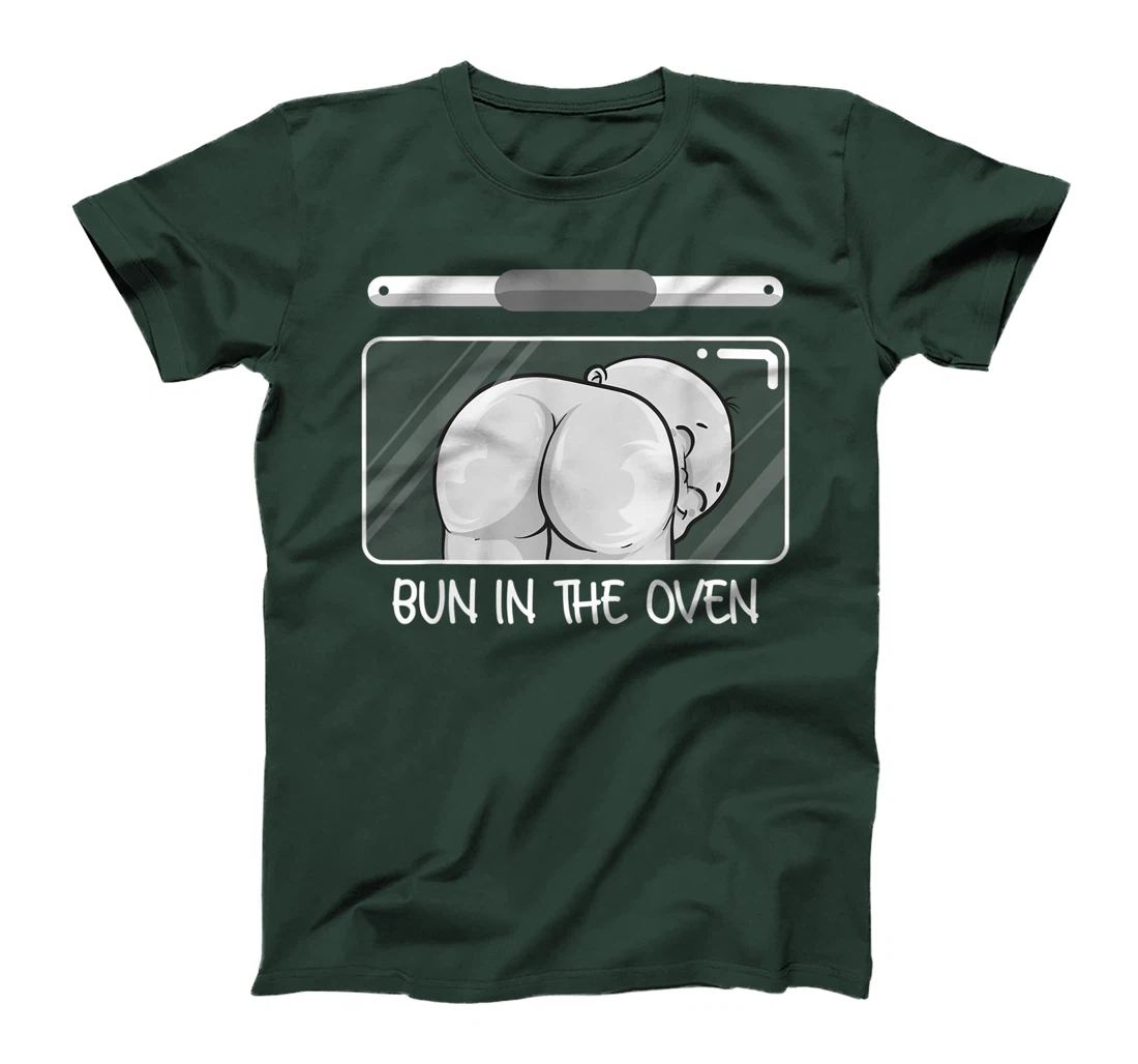 Funny Bun In The Oven Gift | Cute Expecting Pregnant Women T-Shirt