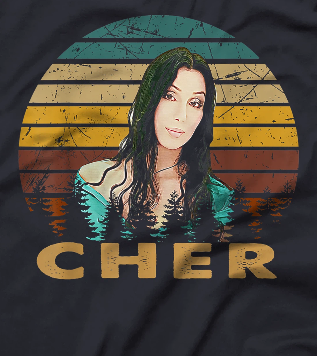 Vintage Cher's Essential Country Music Legends Live Forever T-Shirt