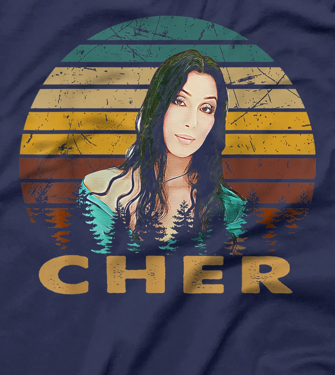 Vintage Cher's Essential Country Music Legends Live Forever T-Shirt