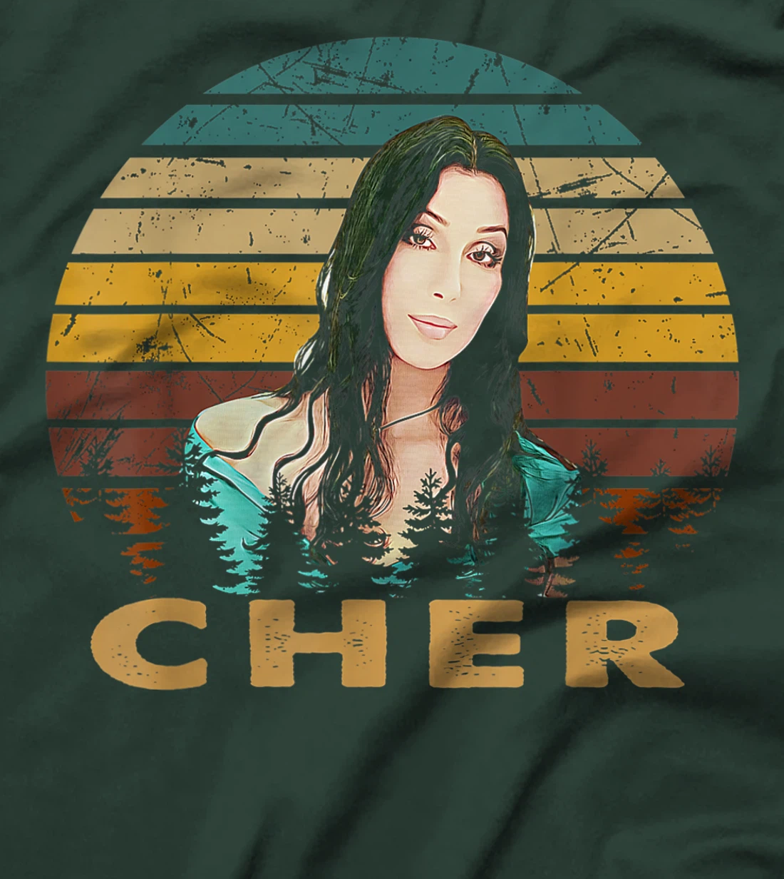 Vintage Cher's Essential Country Music Legends Live Forever T-Shirt