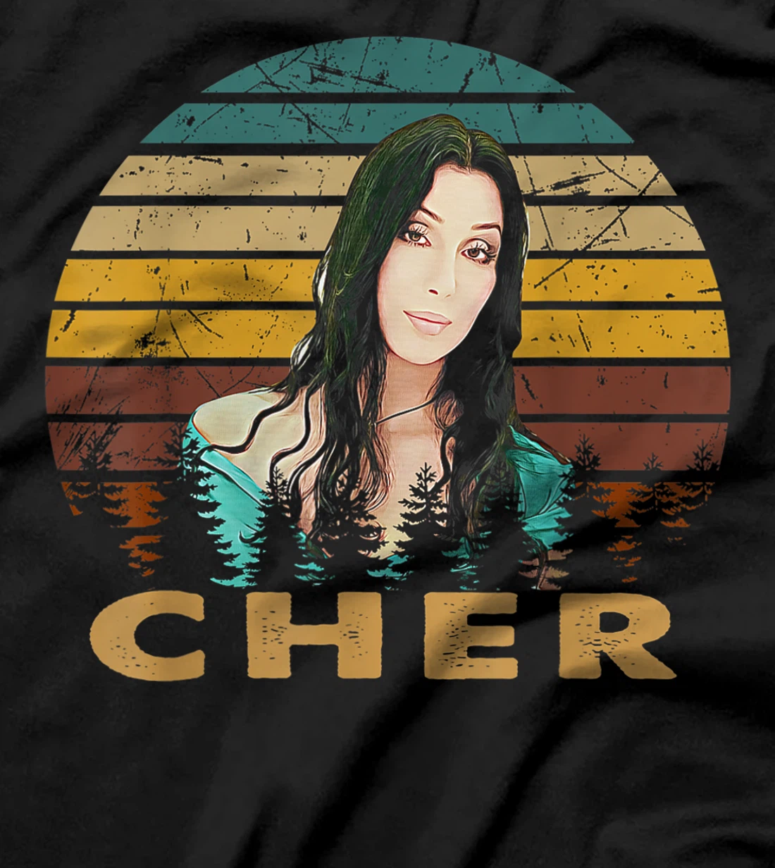 Vintage Cher's Essential Country Music Legends Live Forever T-Shirt