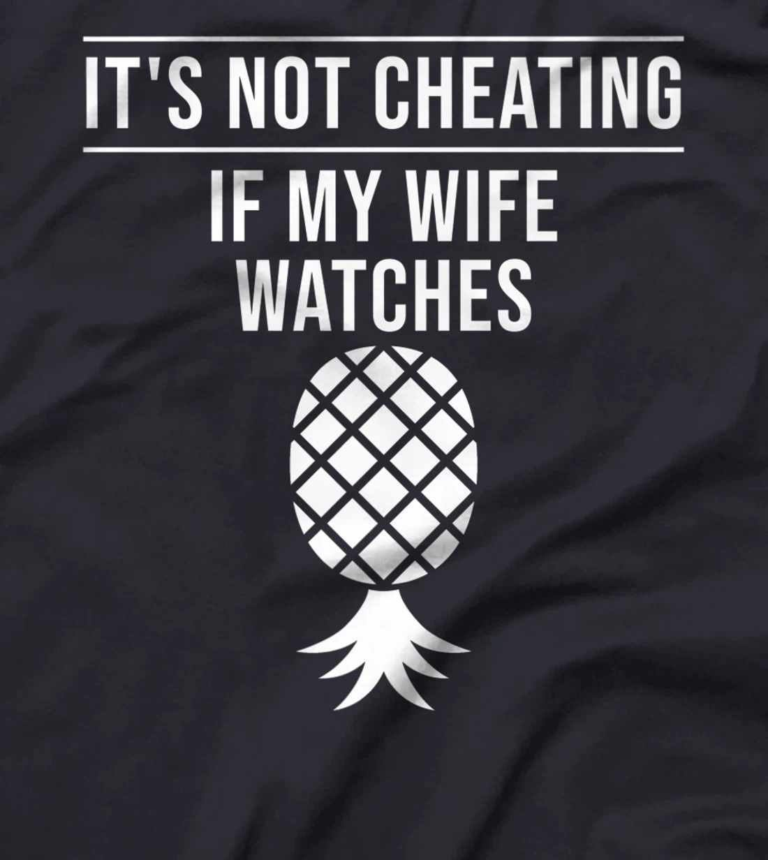 Funny It's Not Cheating If My Wife Watches Gift Men Husbands Premium T-Shirt