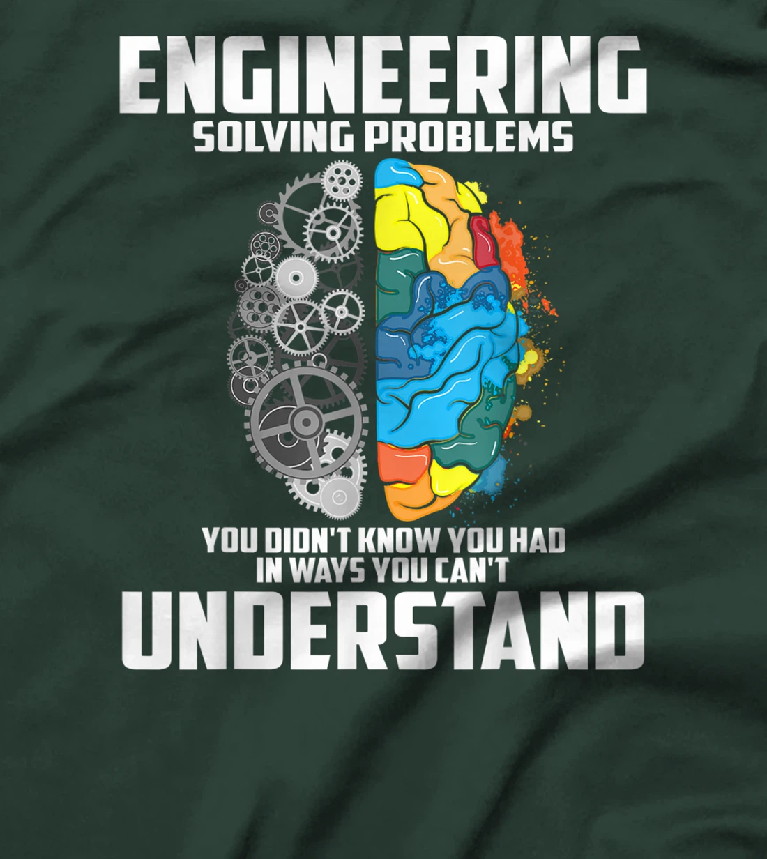 Cool Engineering Definition Funny Engineer Gift Men Women T-Shirt