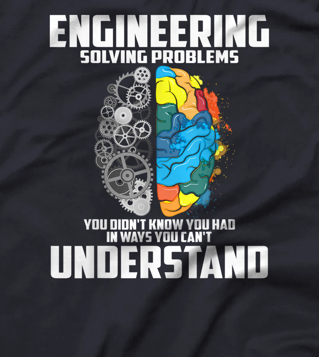 Cool Engineering Definition Funny Engineer Gift Men Women T-Shirt
