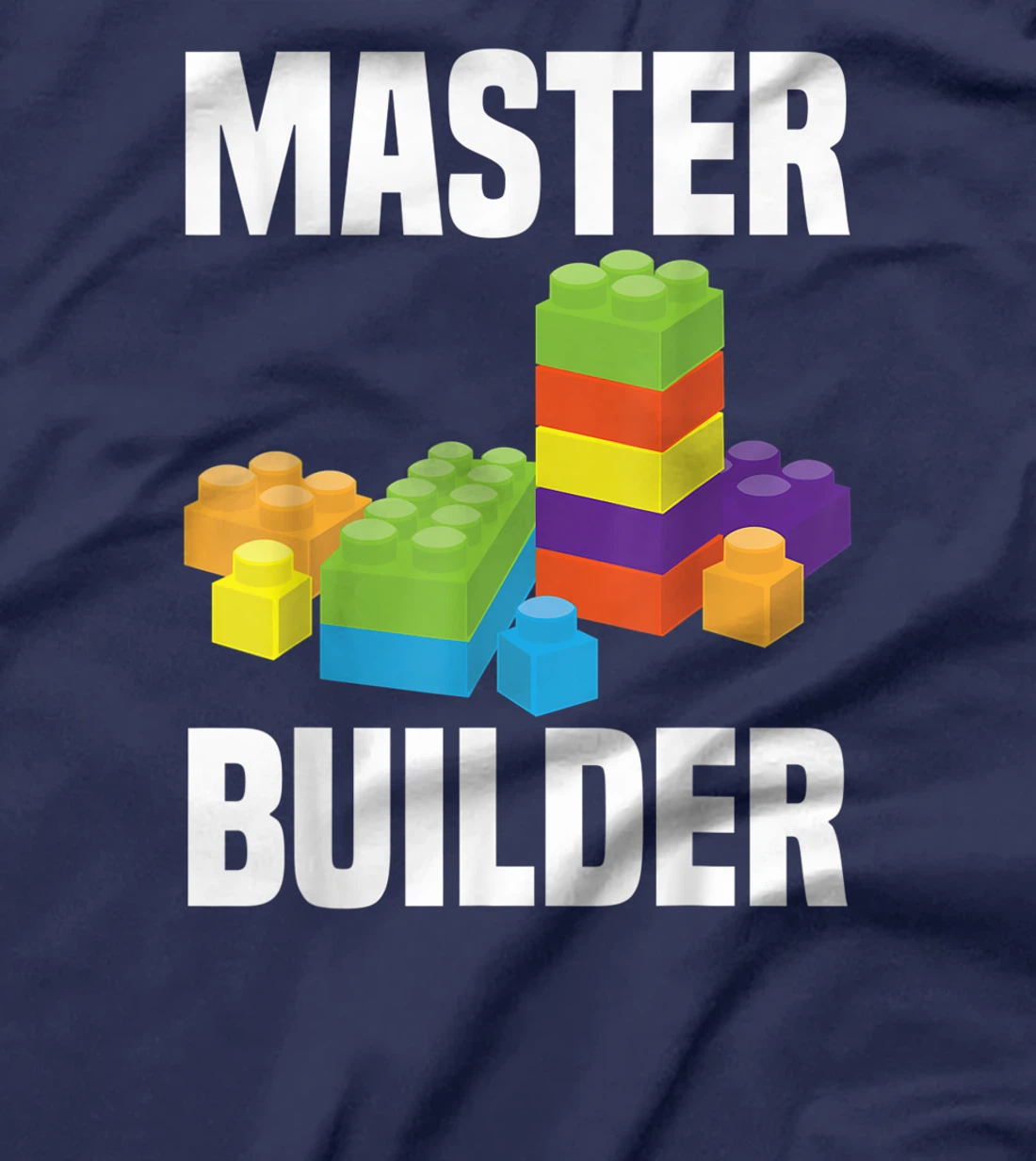Cool Master Builder Funny Building Blocks Gift Men Women T-Shirt