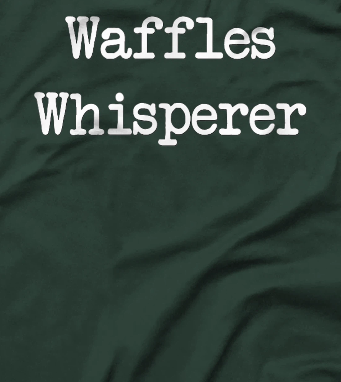 Waffles Whiperer Tshirt | Funny Waffle Breakfast Gift T-Shirt