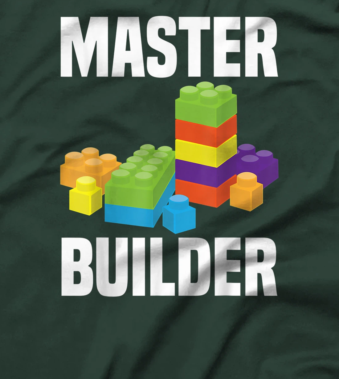 Cool Master Builder Funny Building Blocks Gift Men Women T-Shirt