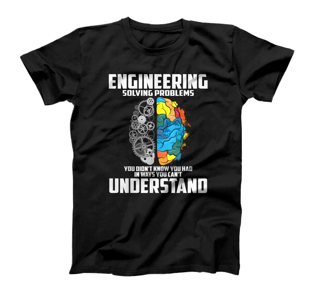 Cool Engineering Definition Funny Engineer Gift Men Women T-Shirt
