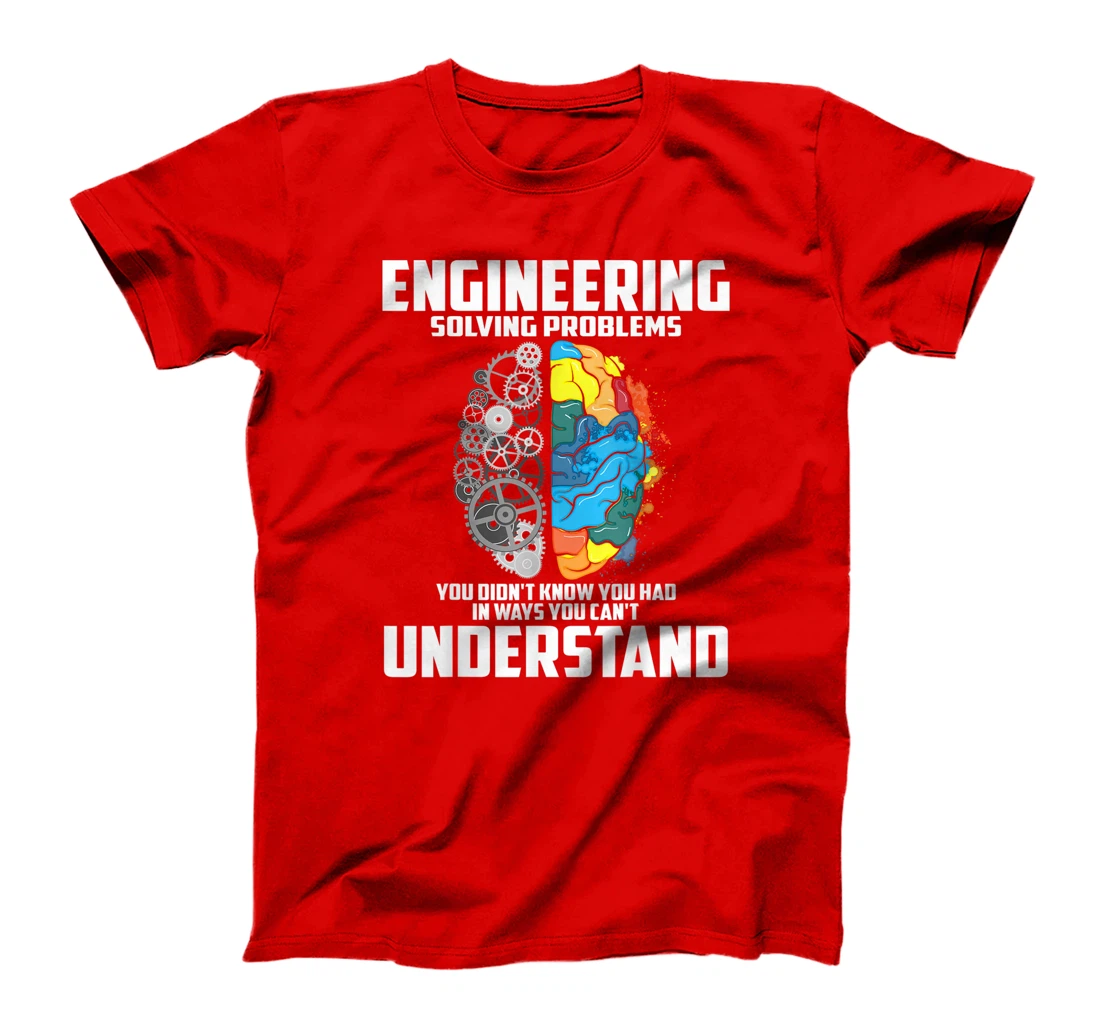 Cool Engineering Definition Funny Engineer Gift Men Women T-Shirt