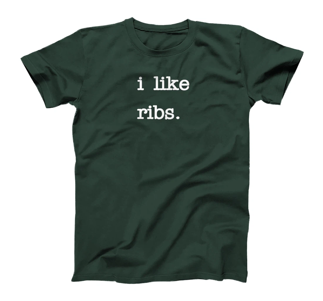 I Like Ribs Tshirt | Funny BBQ Rib Barbecue Lover T-Shirt