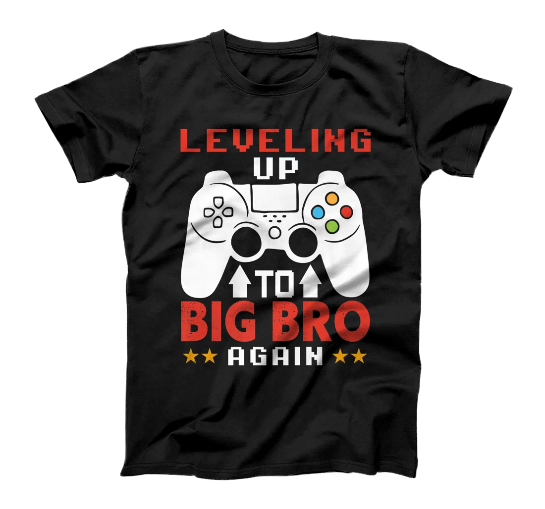 Promoted To Big Bro Again 2021 Leveling Up To Big Bro Again Premium T-Shirt