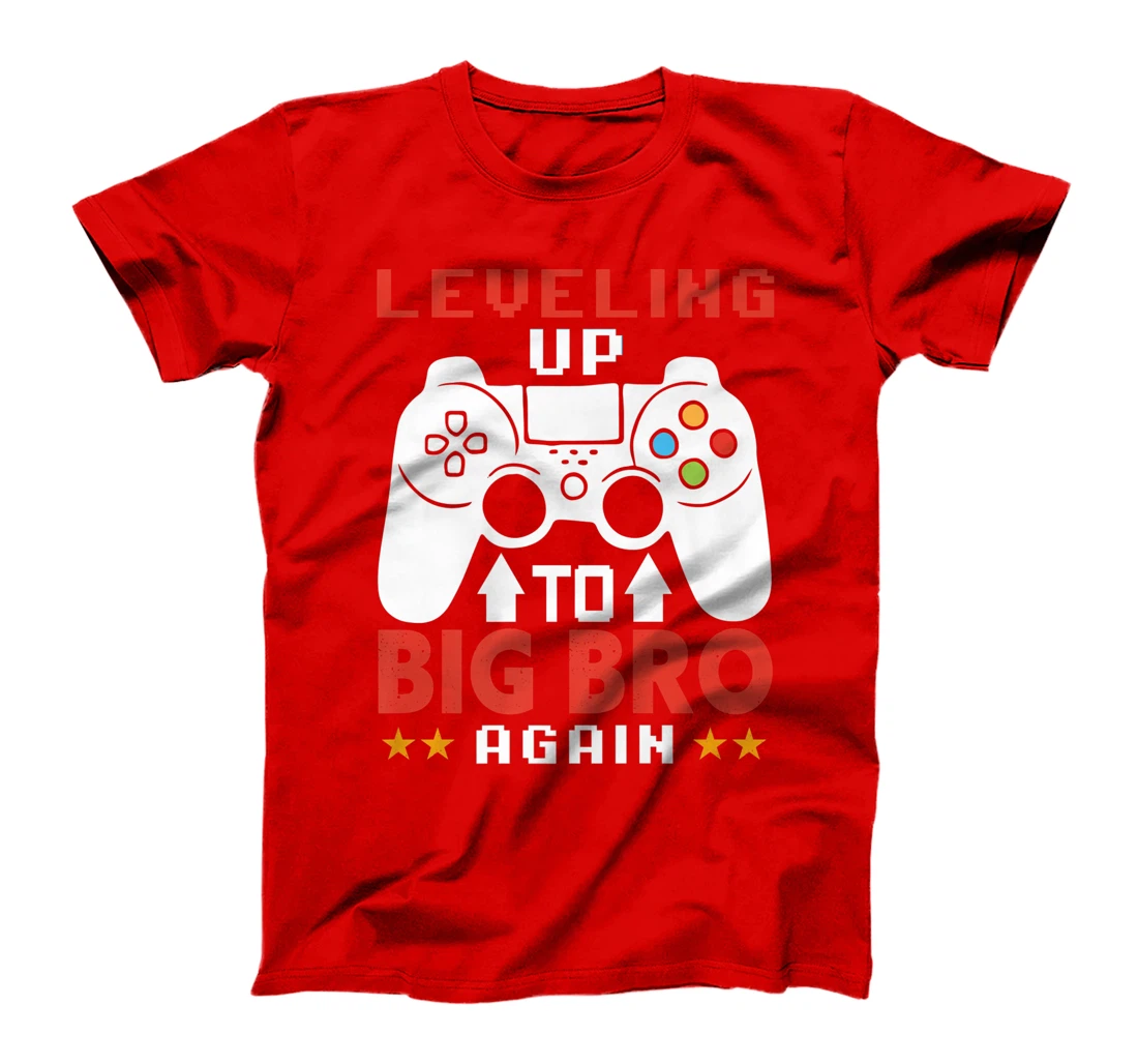 Promoted To Big Bro Again 2021 Leveling Up To Big Bro Again Premium T-Shirt