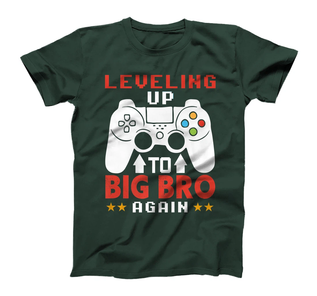 Promoted To Big Bro Again 2021 Leveling Up To Big Bro Again Premium T-Shirt