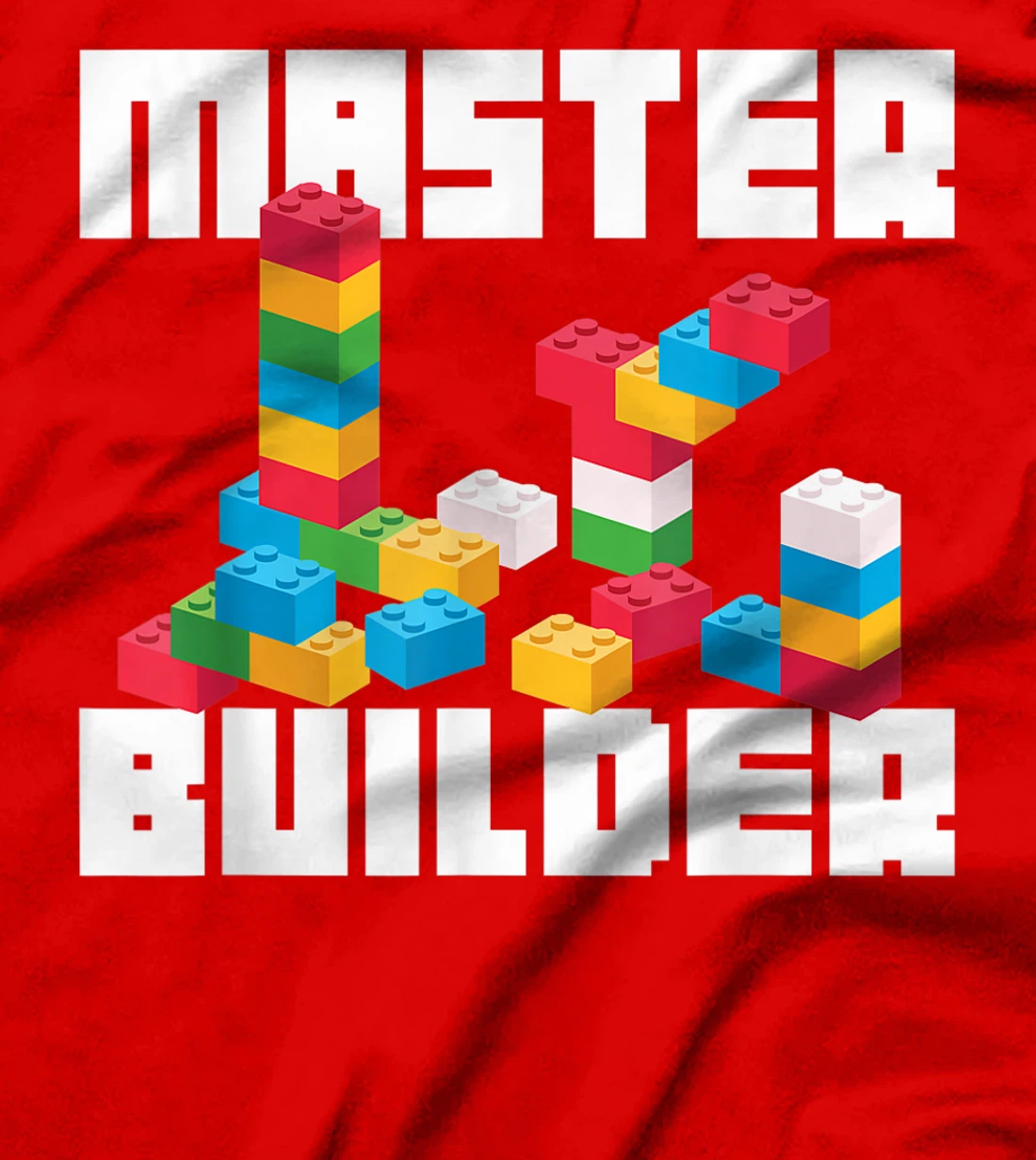 Cool Master Builder Funny Building Blocks Gift Men Women T-Shirt