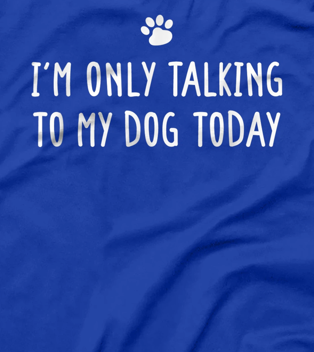 I'm Only Talking To My Dog Today Dog Lover T-Shirt