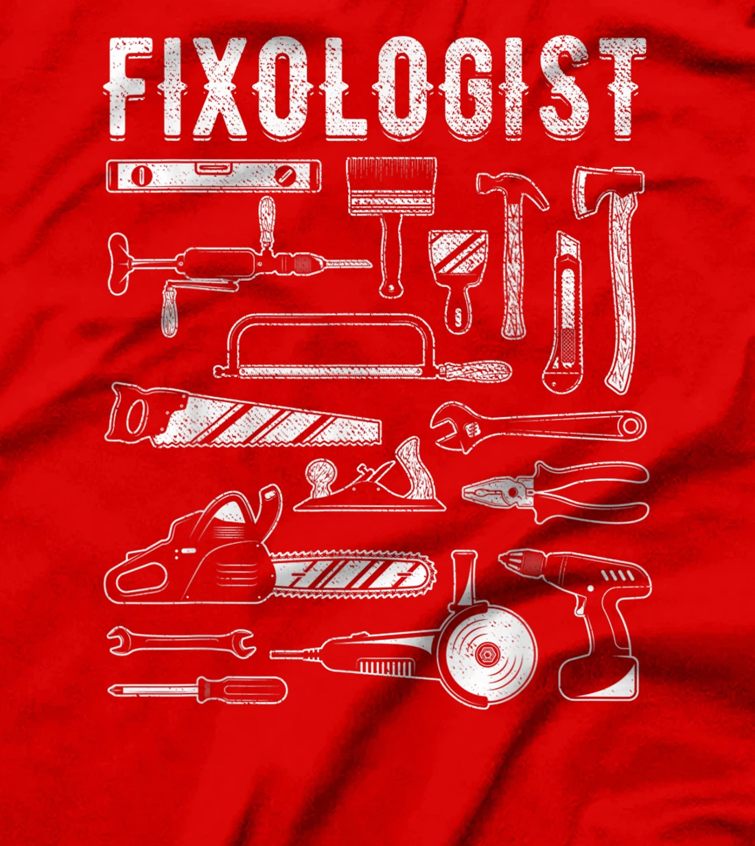 Carpenter Fixologist Repairman Tech DIY Mechanic Handyman T-Shirt