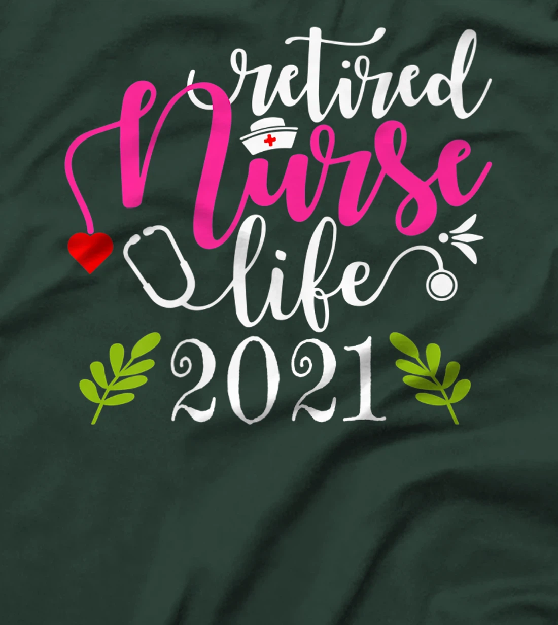 Retired Nurse 2021 Shirt Nursing Retirement Gift Est. 2021 Premium T-Shirt