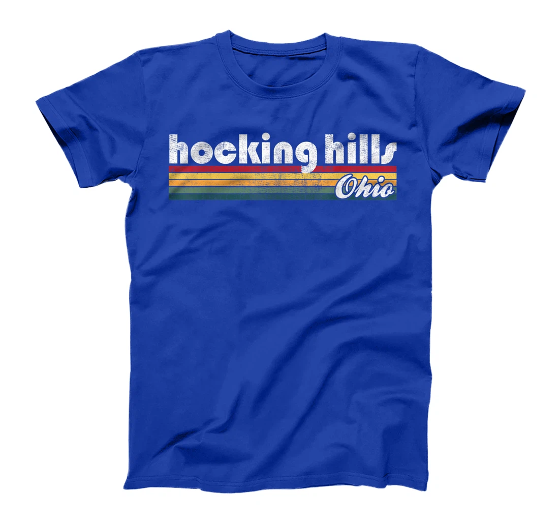 Hocking Hills Ohio Vintage 70's 80's Retro Style Men Women T-Shirt