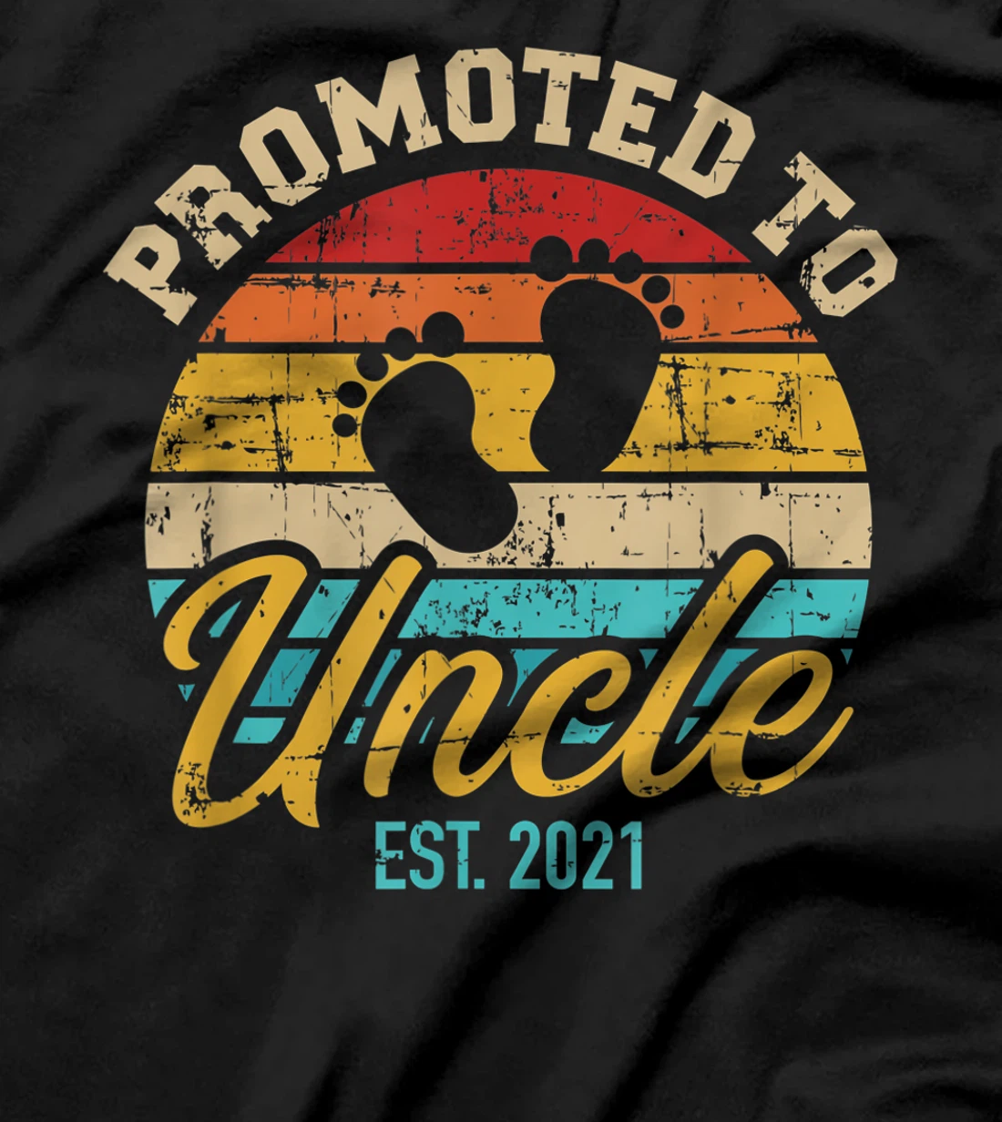 Promoted to uncle 2021 vintage T-Shirt