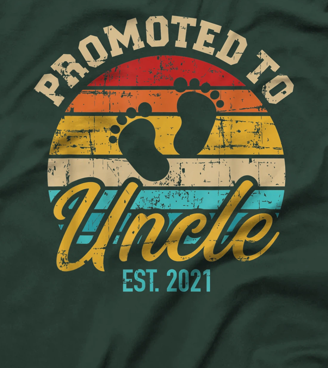 Promoted to uncle 2021 vintage T-Shirt