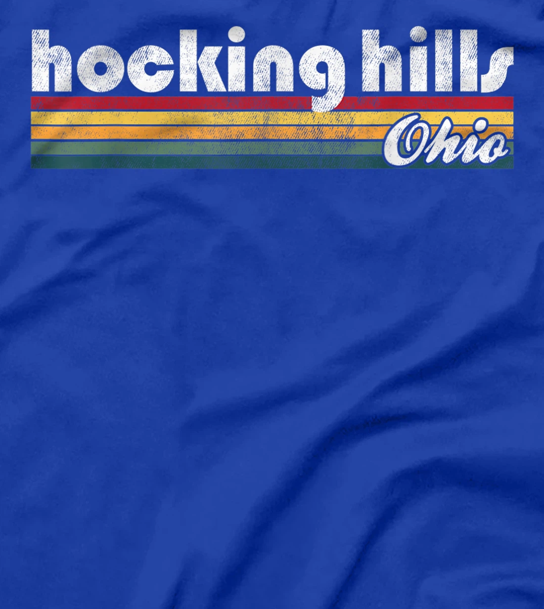 Hocking Hills Ohio Vintage 70's 80's Retro Style Men Women T-Shirt