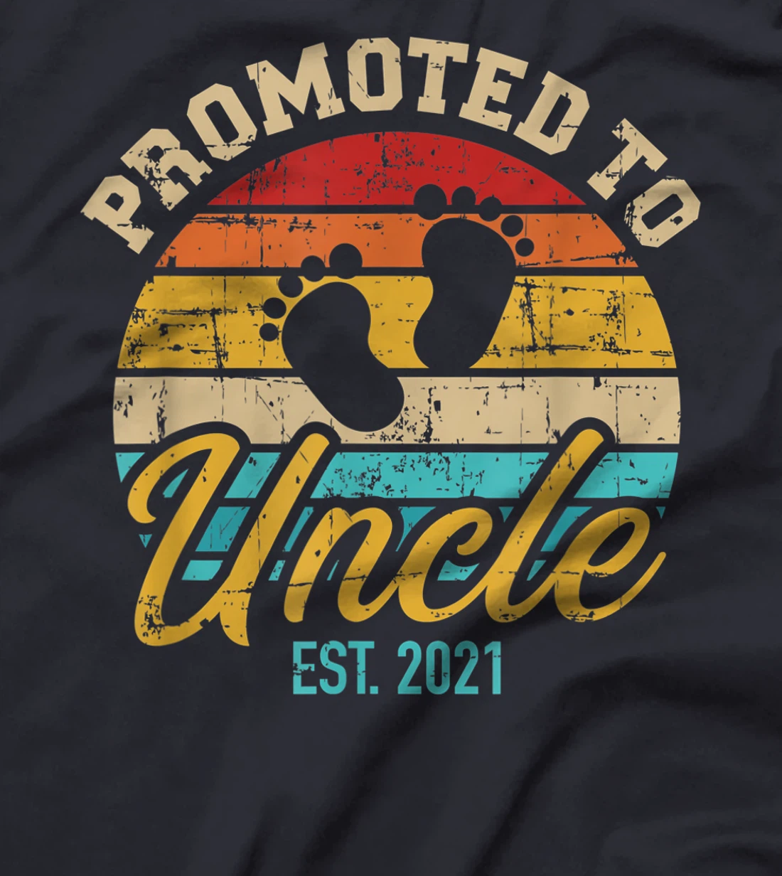 Promoted to uncle 2021 vintage T-Shirt