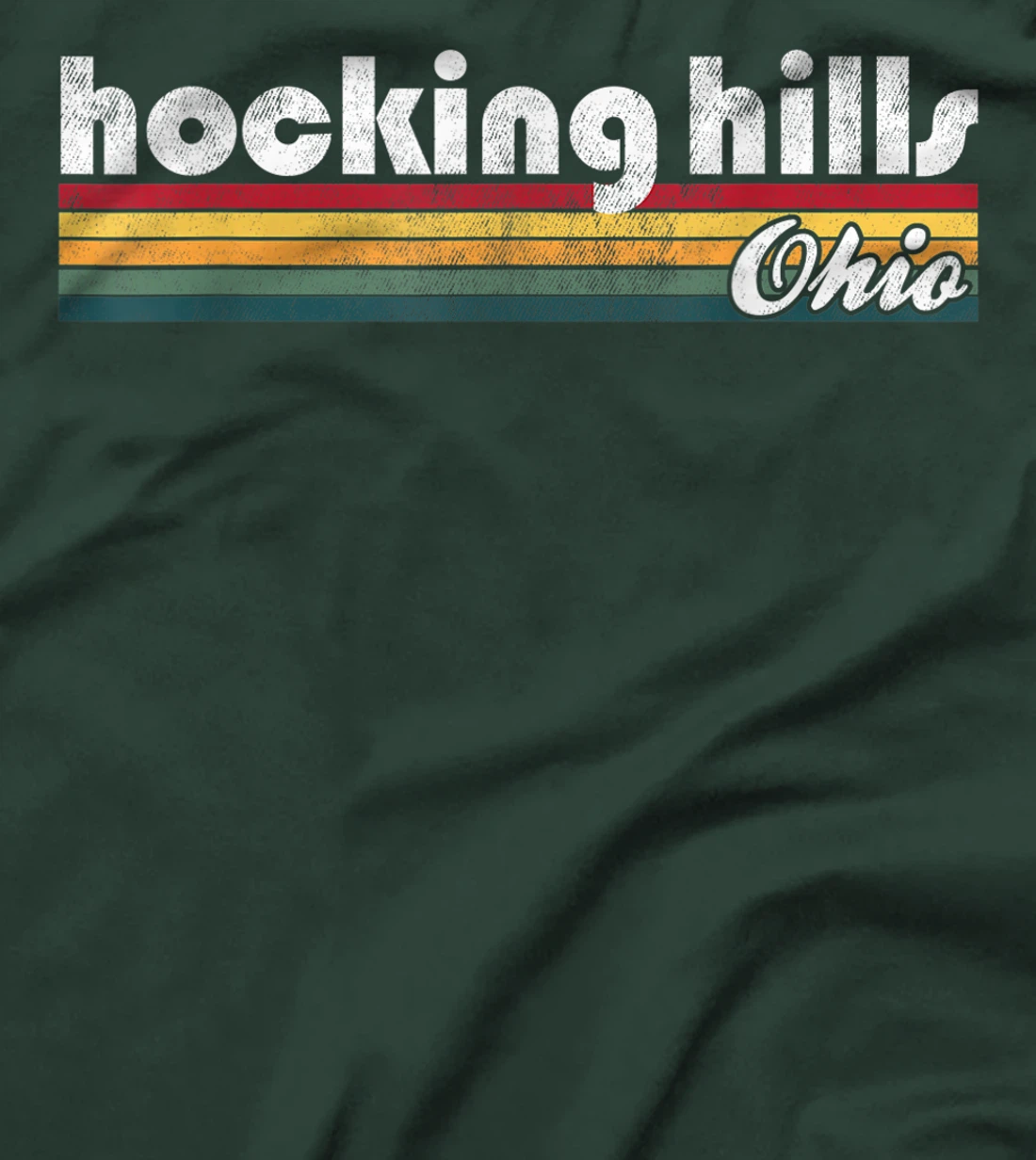 Hocking Hills Ohio Vintage 70's 80's Retro Style Men Women T-Shirt