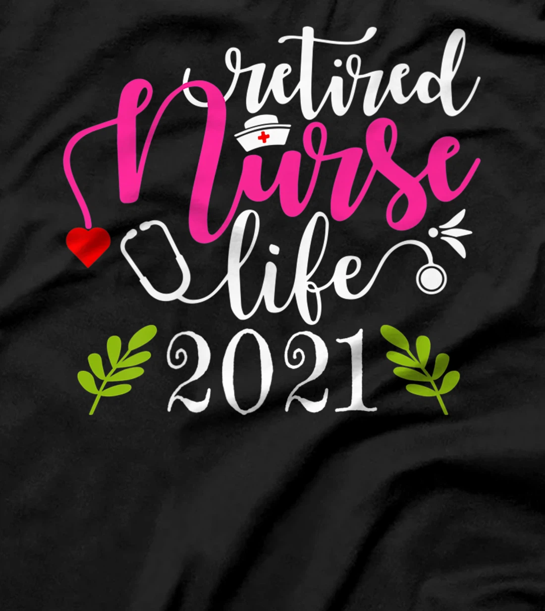Retired Nurse 2021 Shirt Nursing Retirement Gift Est. 2021 Premium T-Shirt